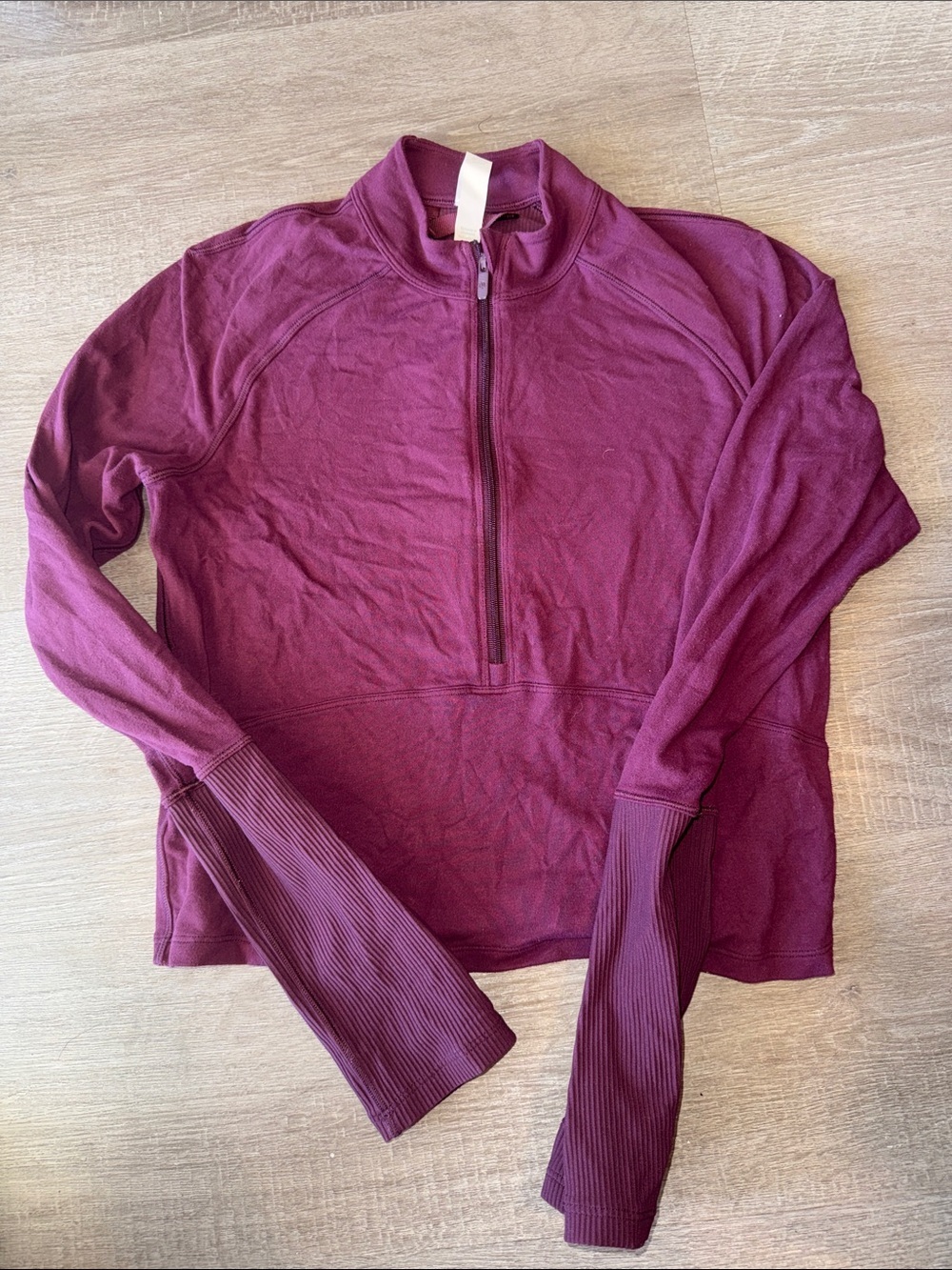 Lululemon It's Rulu Cropped Half Zip | Size 4